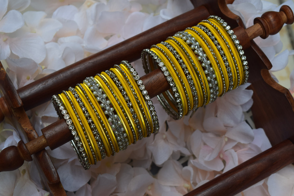 Yellow Bangle Set