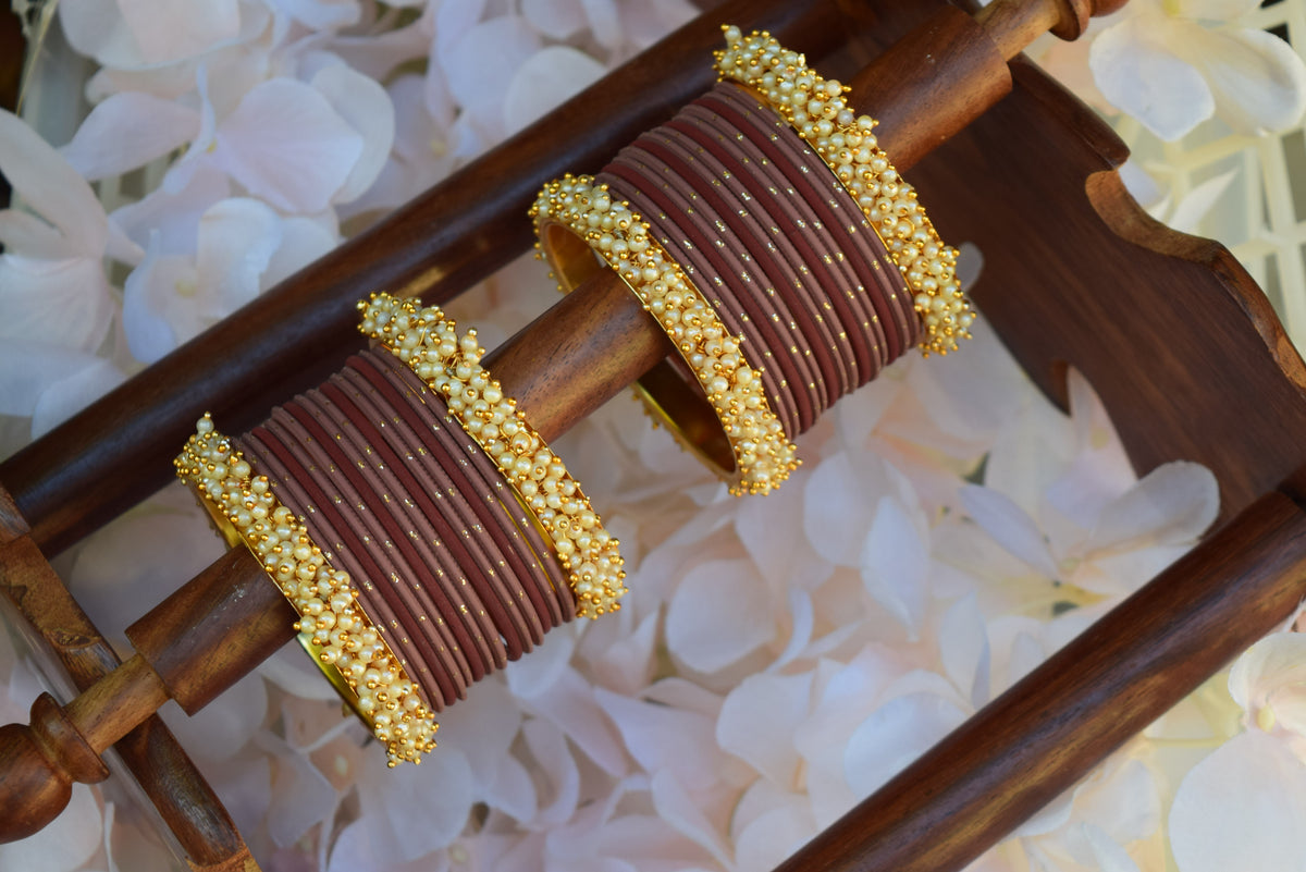 Brown Bangle Set