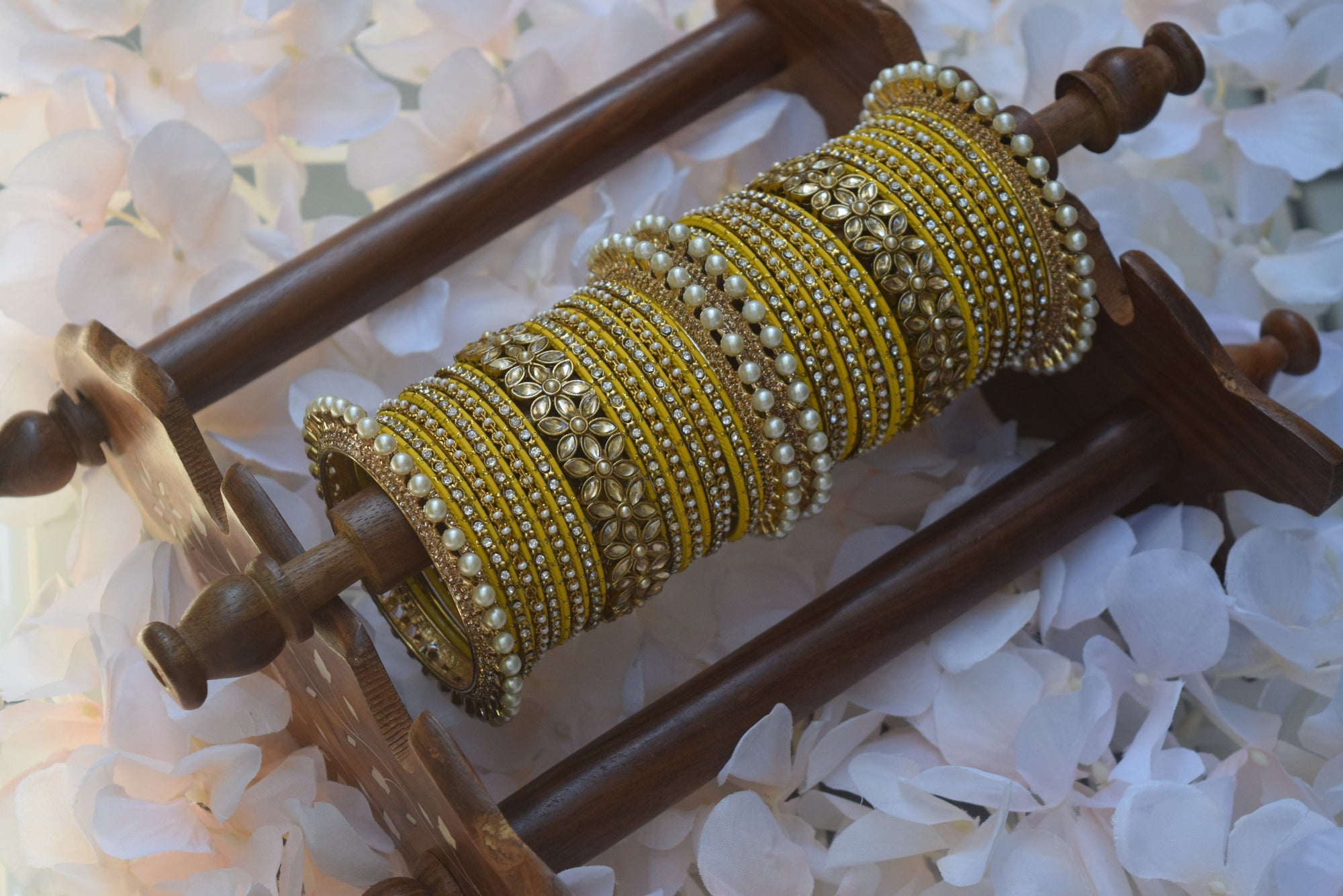 Yellow Bangle Set