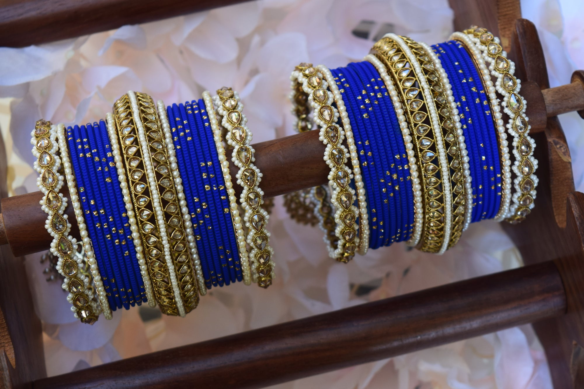 Blue Bangle Set