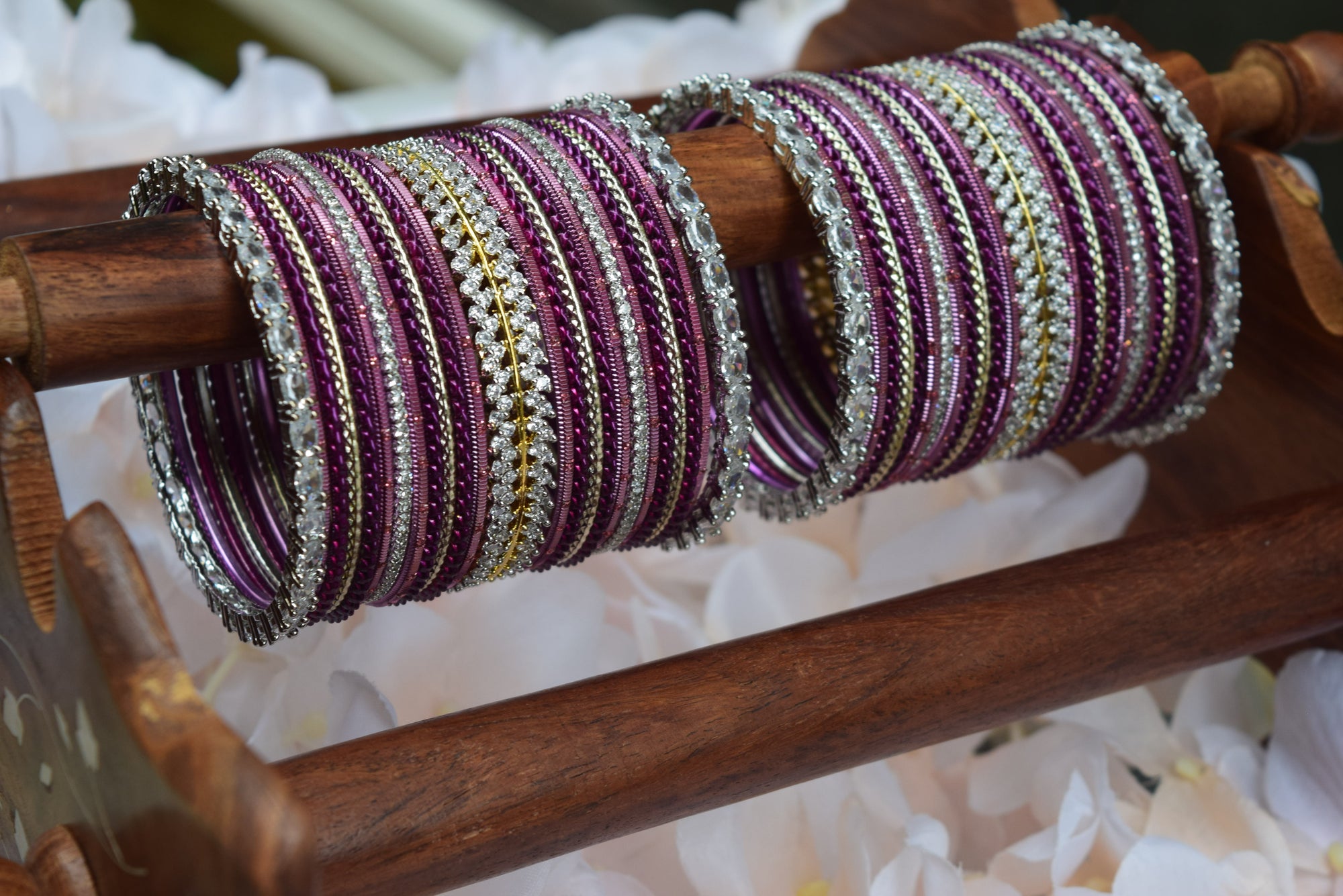 Purple Bangle Set