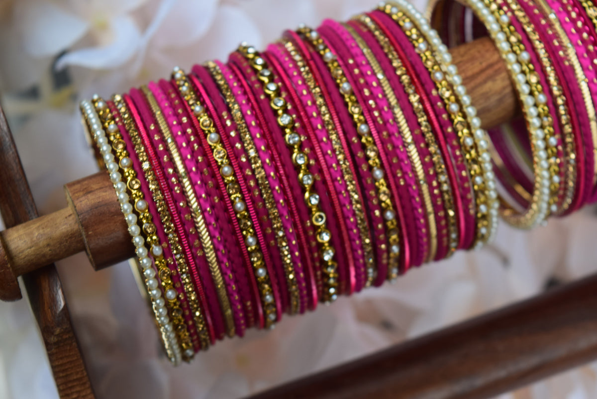 Pink Bangle Set