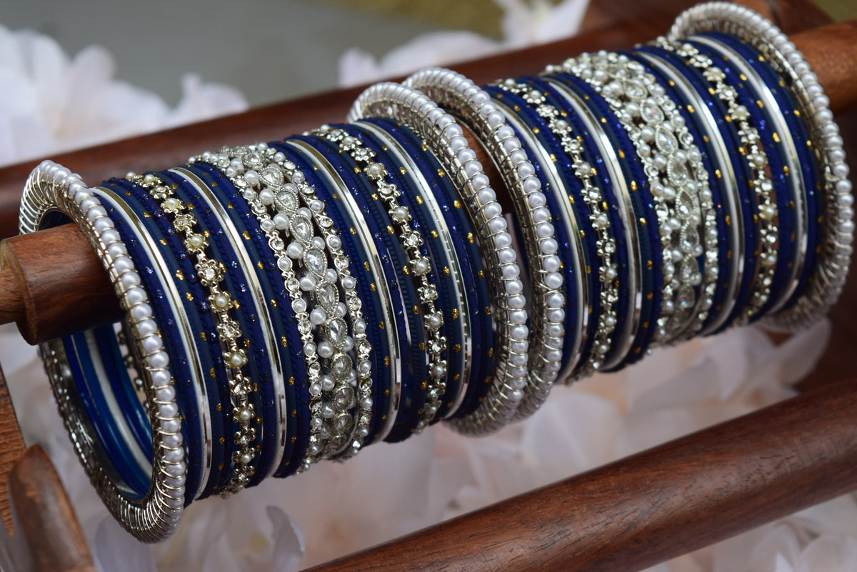 Blue Bangle Set