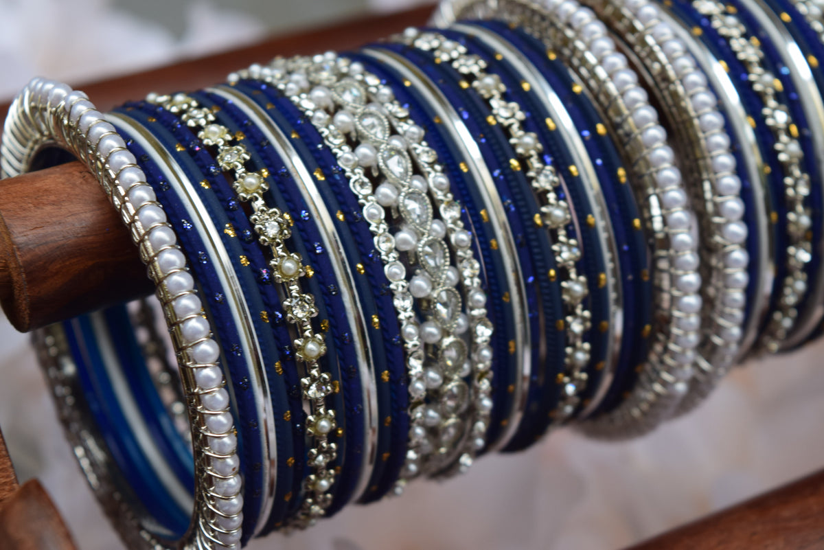 Blue Bangle Set