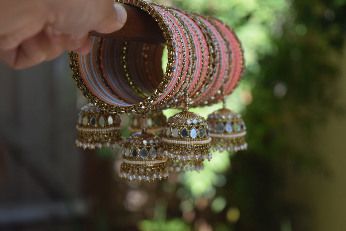 Peach Bangle Set