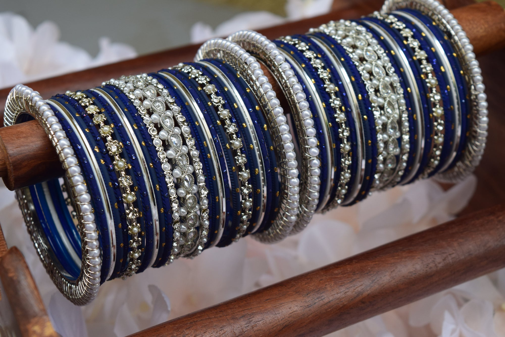 Blue Bangle Set