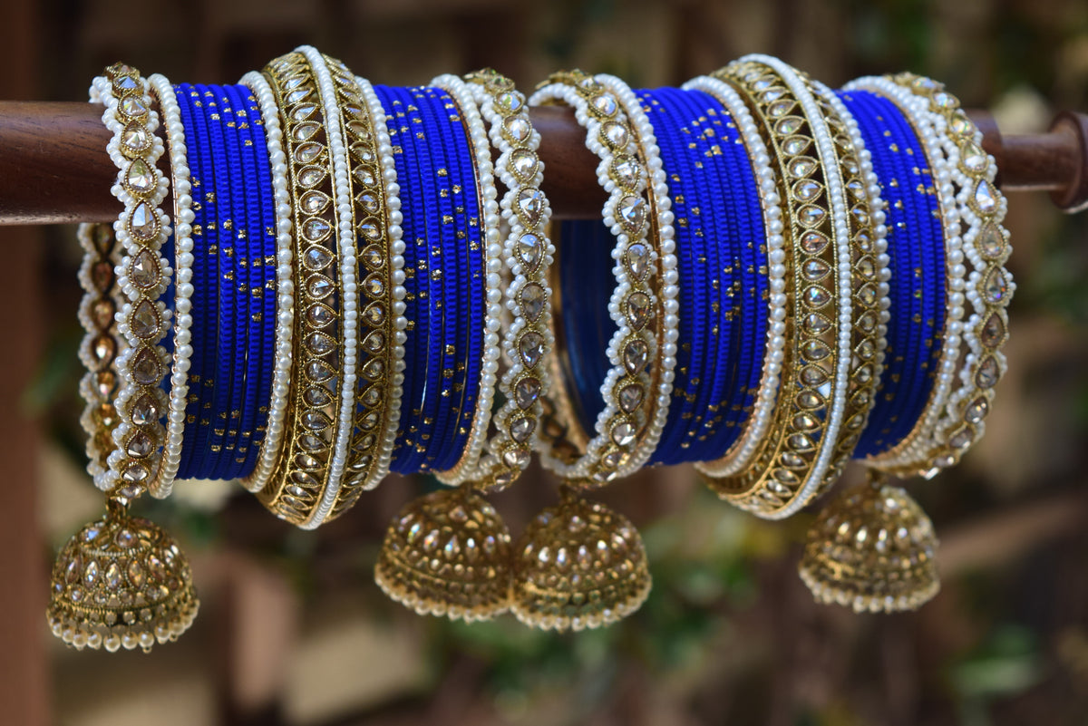 Blue Bangle Set