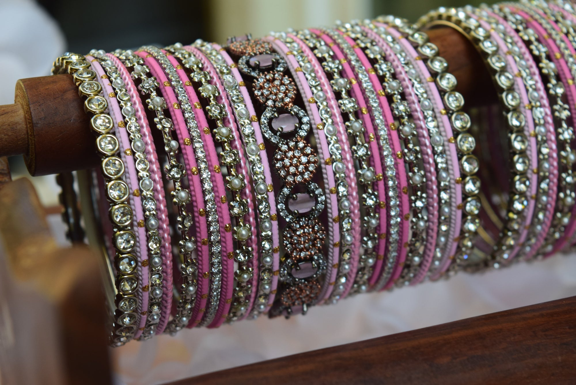 Pink Bangle Set