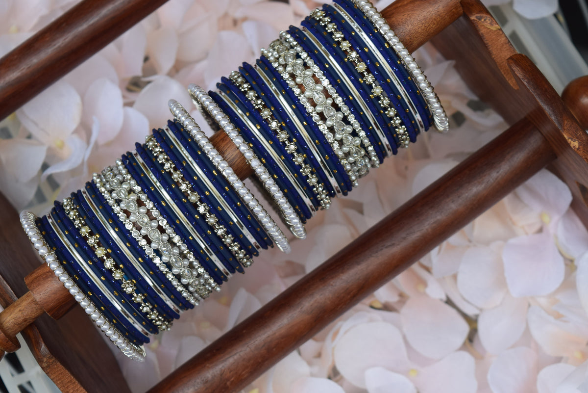 Blue Bangle Set