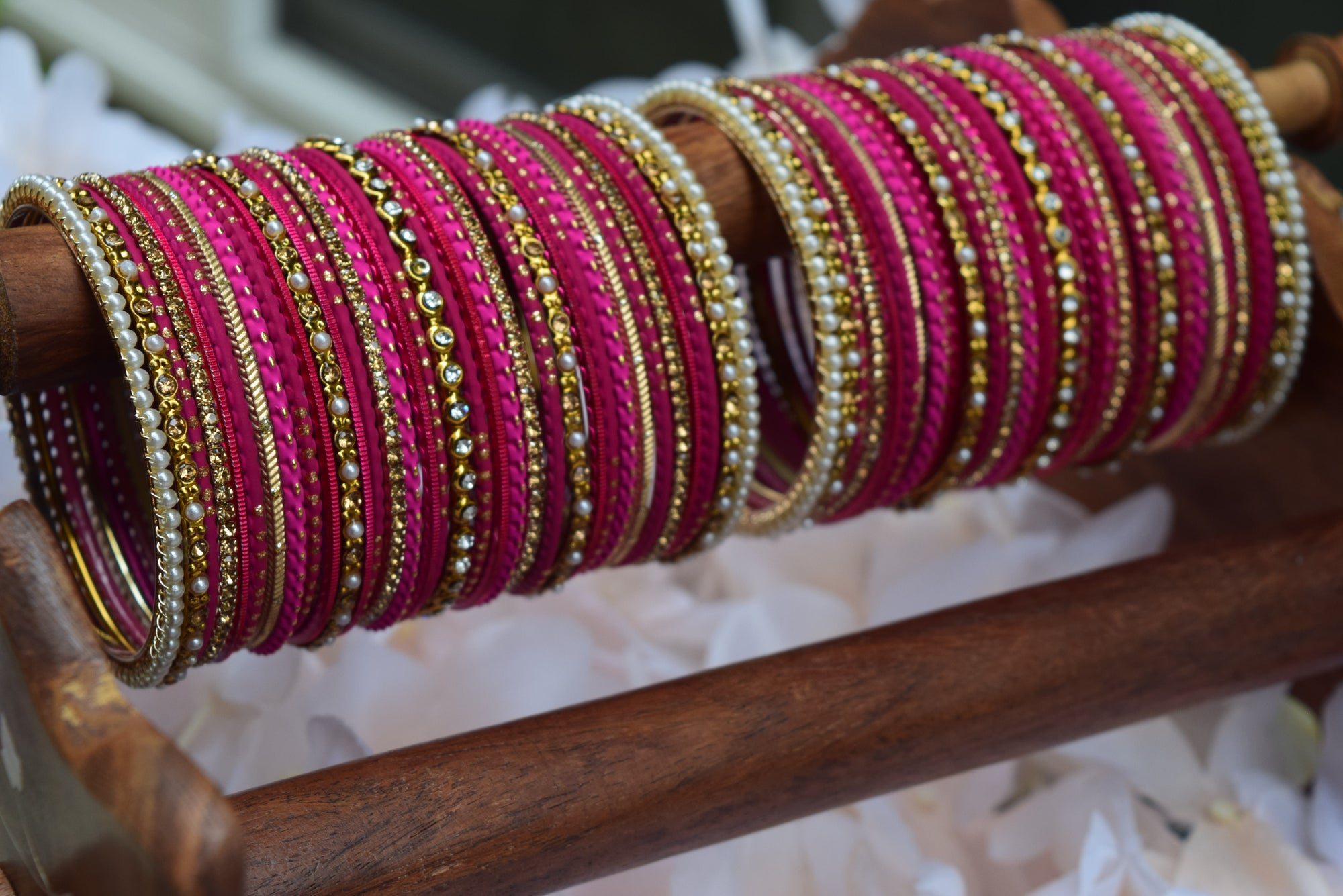 Pink Bangle Set