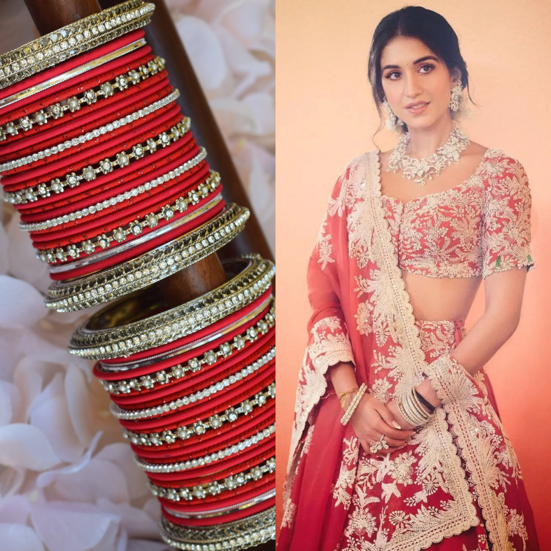 Red Bangle Set