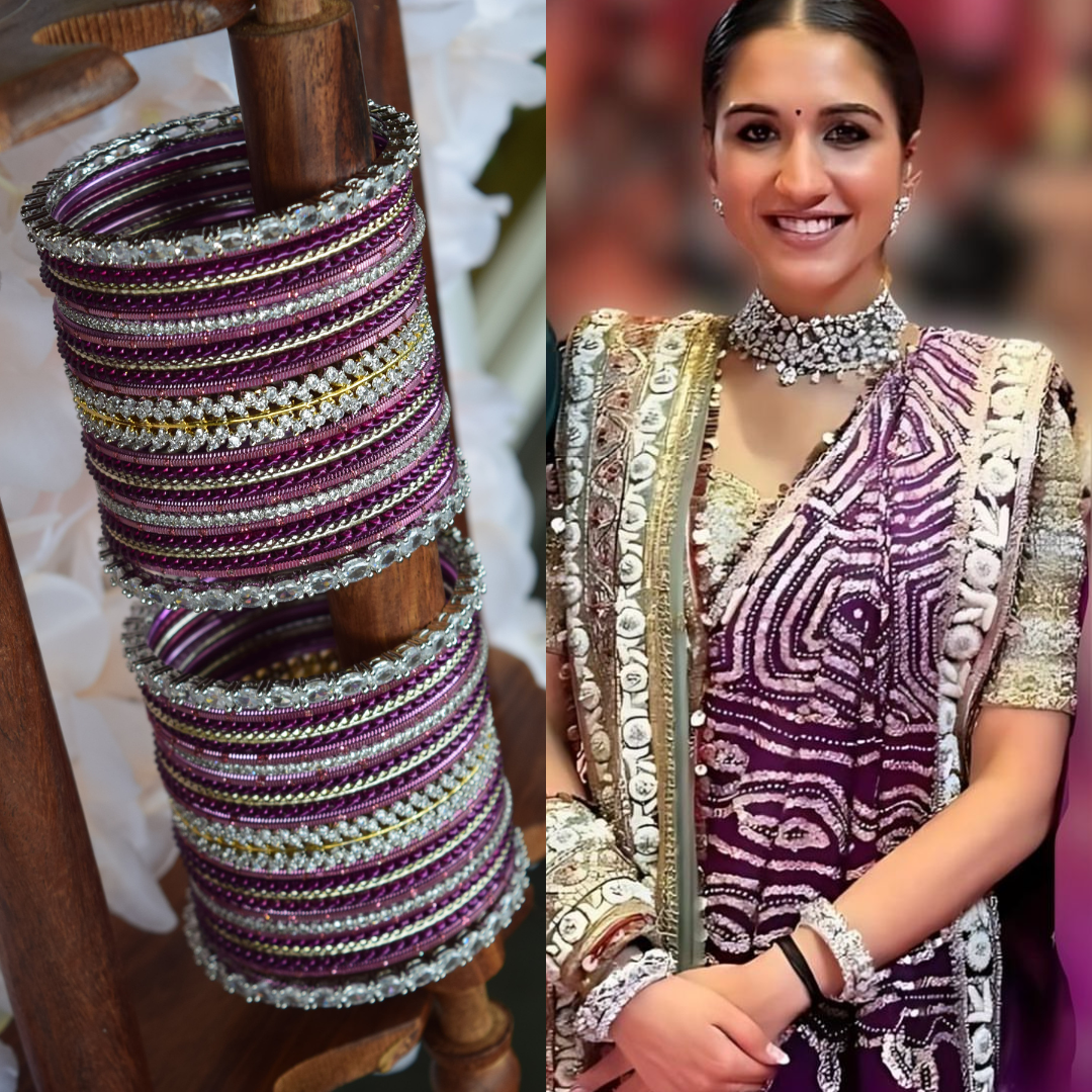 Purple Bangle Set