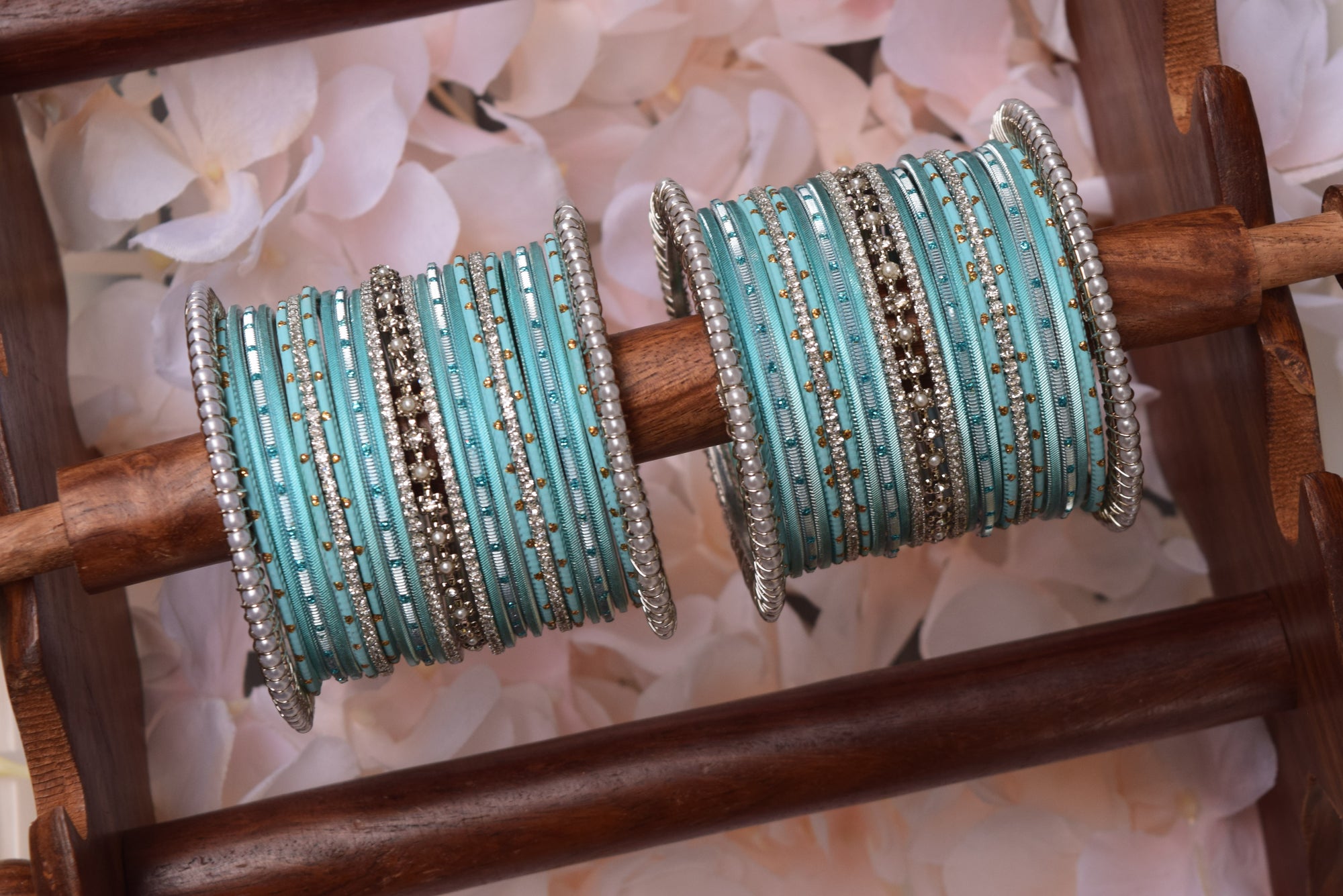 Blue Bangle Set