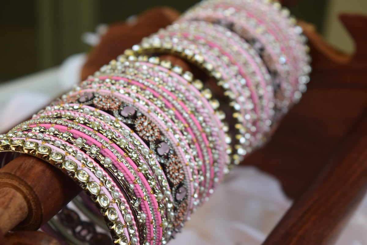 Pink Bangle Set