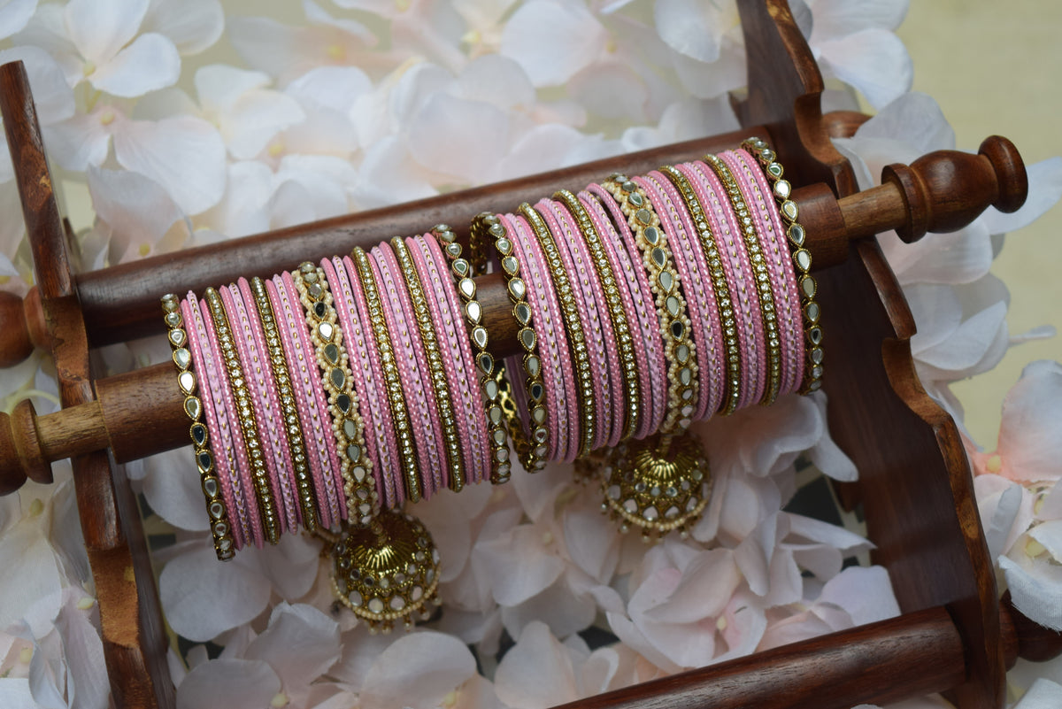 Pink Bangle Set