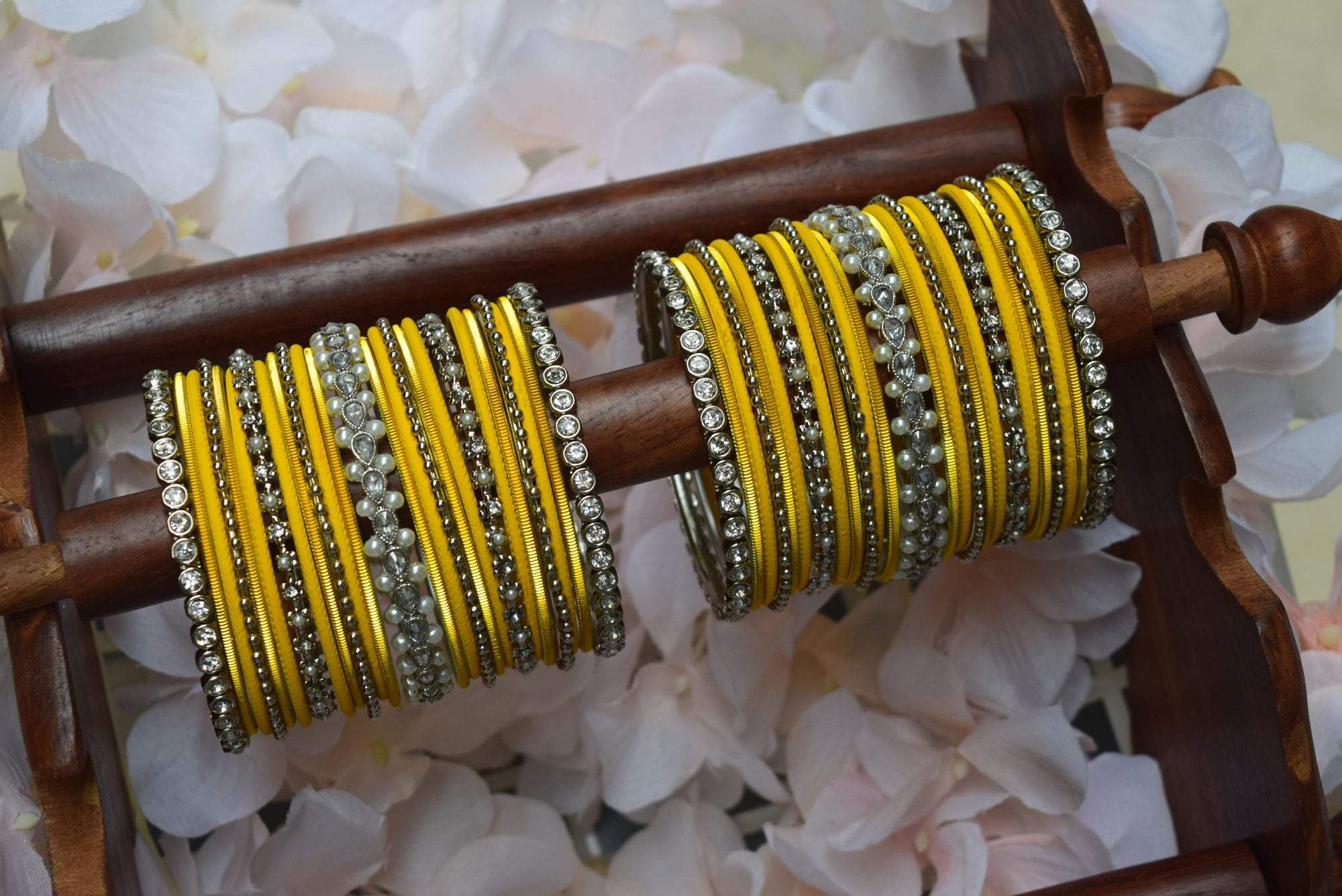 Yellow Bangle Set