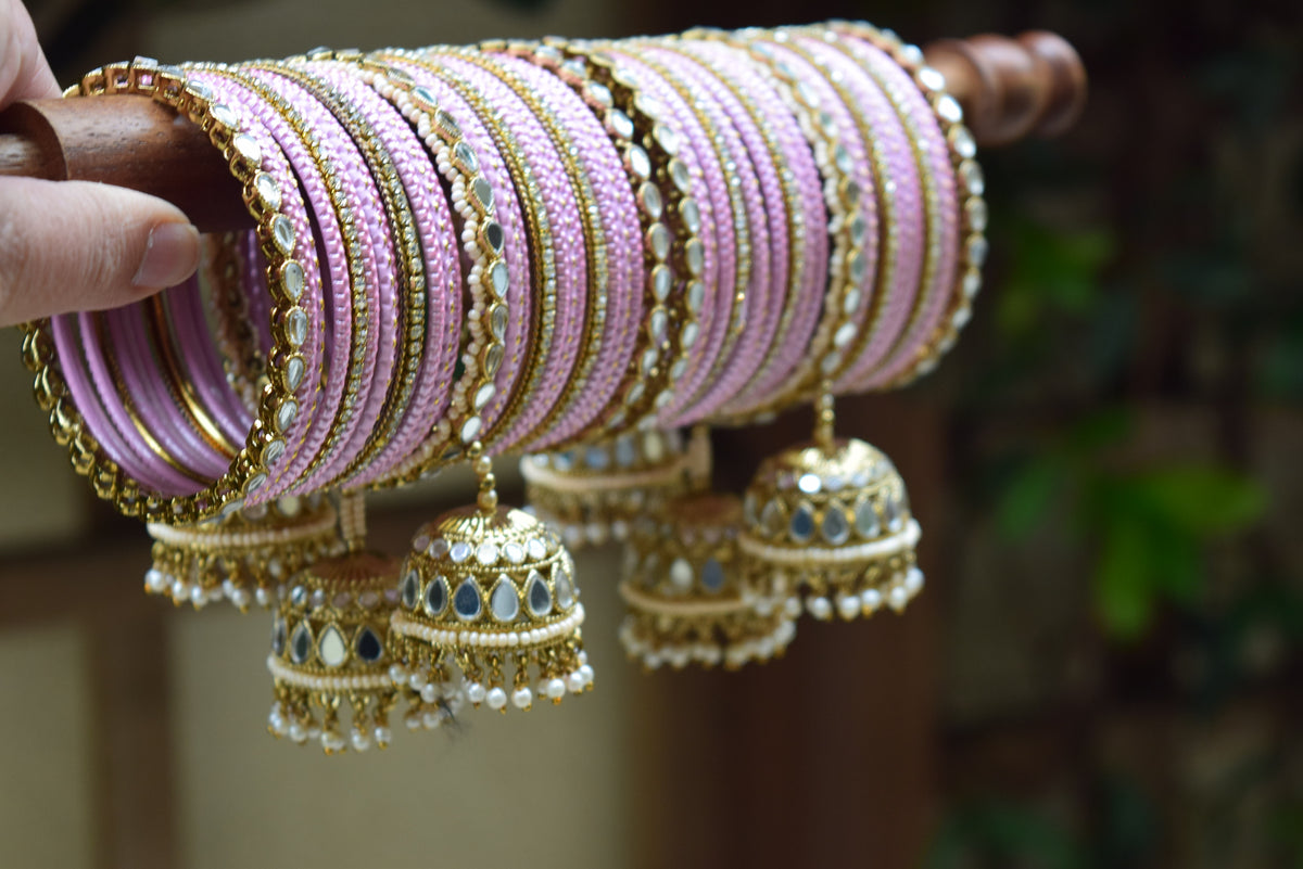 Pink Bangle Set