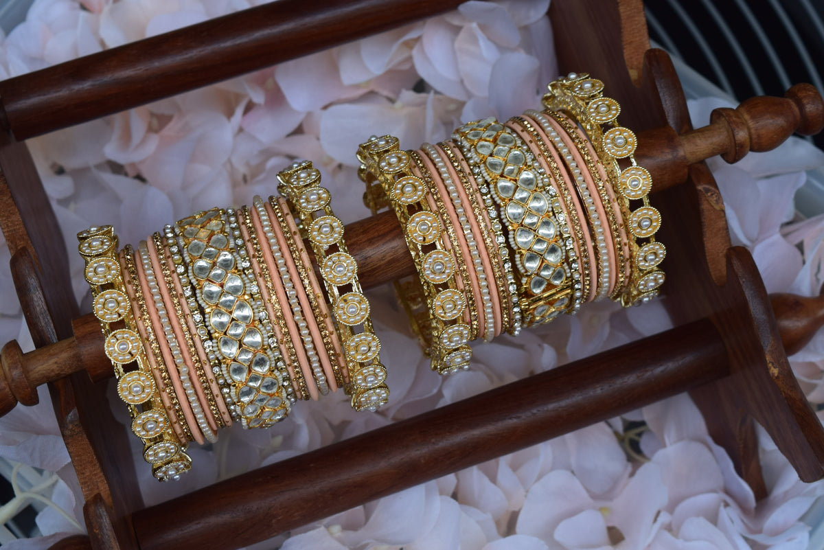 Beige Bangle Set