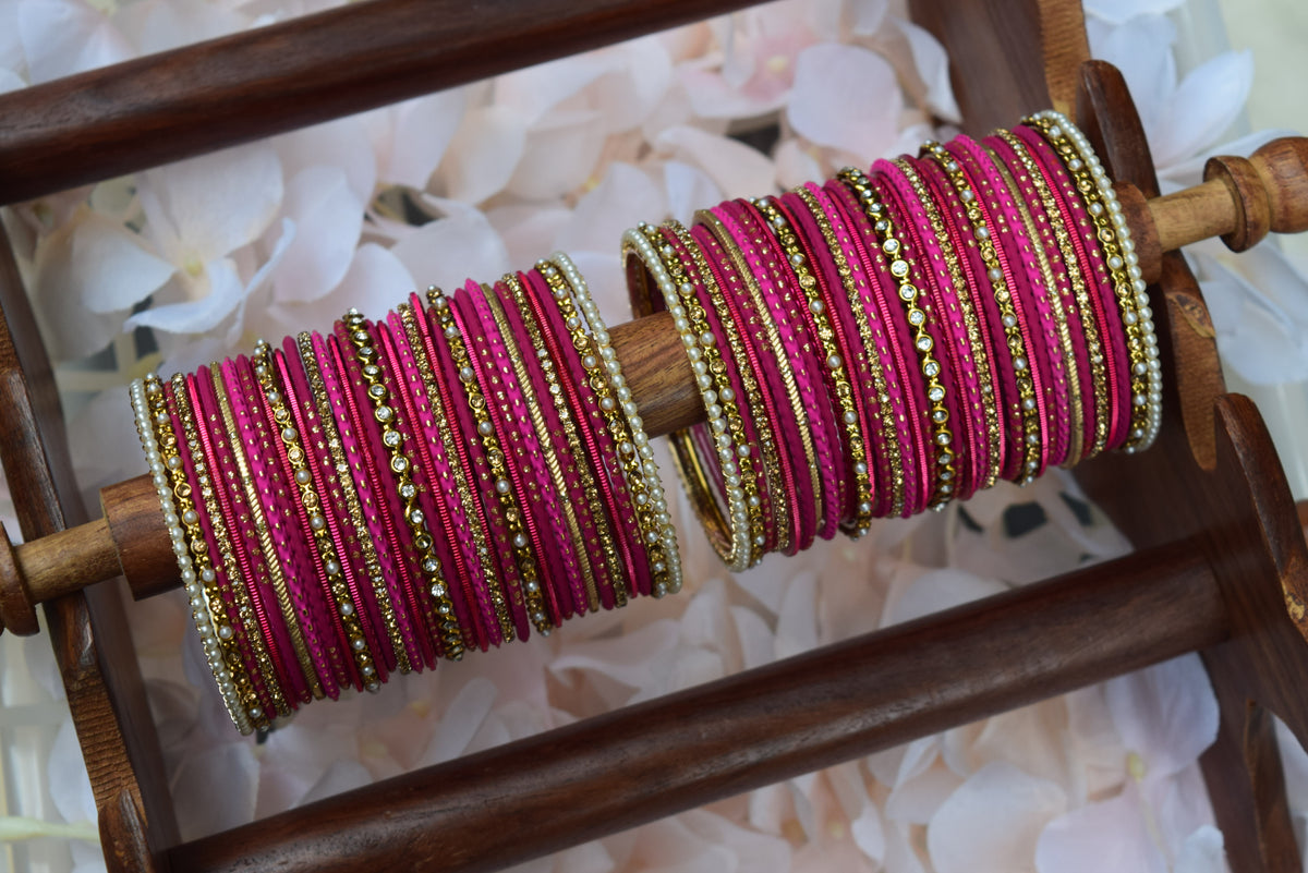 Pink Bangle Set