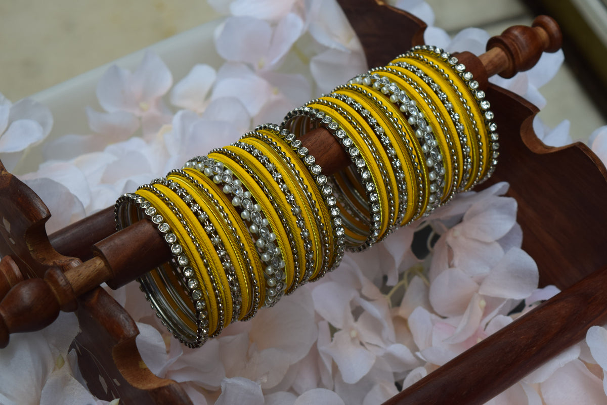 Yellow Bangle Set