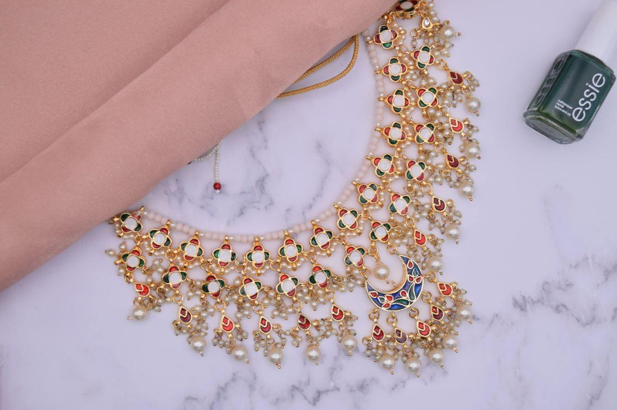 Madhima - Necklace Set - Choodiyan