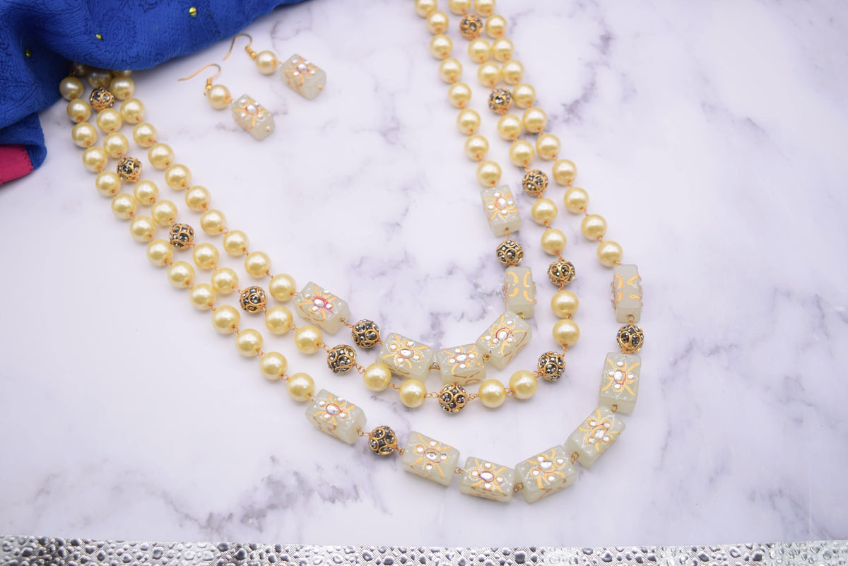 Turvi - Long Necklace Set - Choodiyan