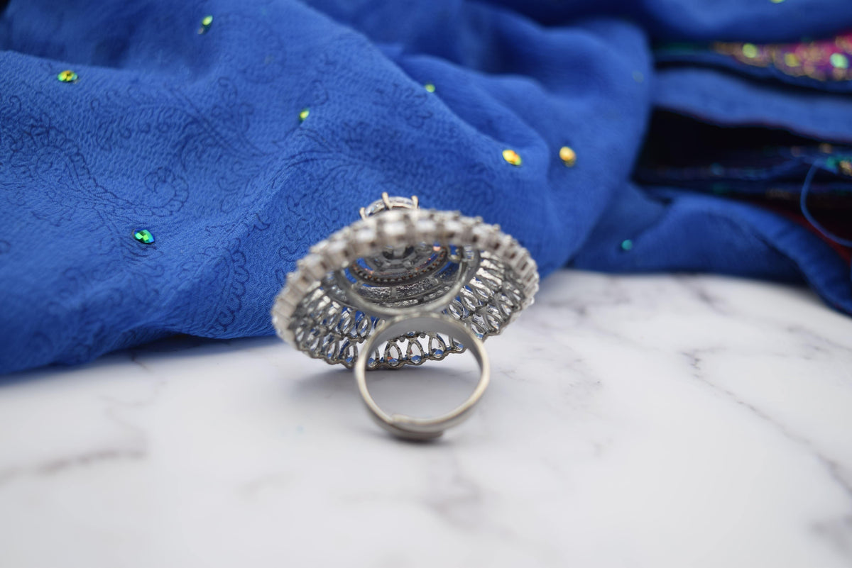 Alisha - Adjustable Ring - Choodiyan