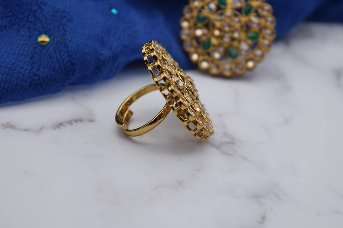 Manyata - Adjustable Ring - Choodiyan