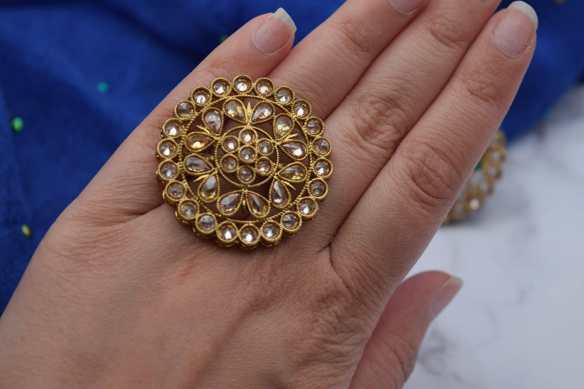 Manyata - Adjustable Ring - Choodiyan