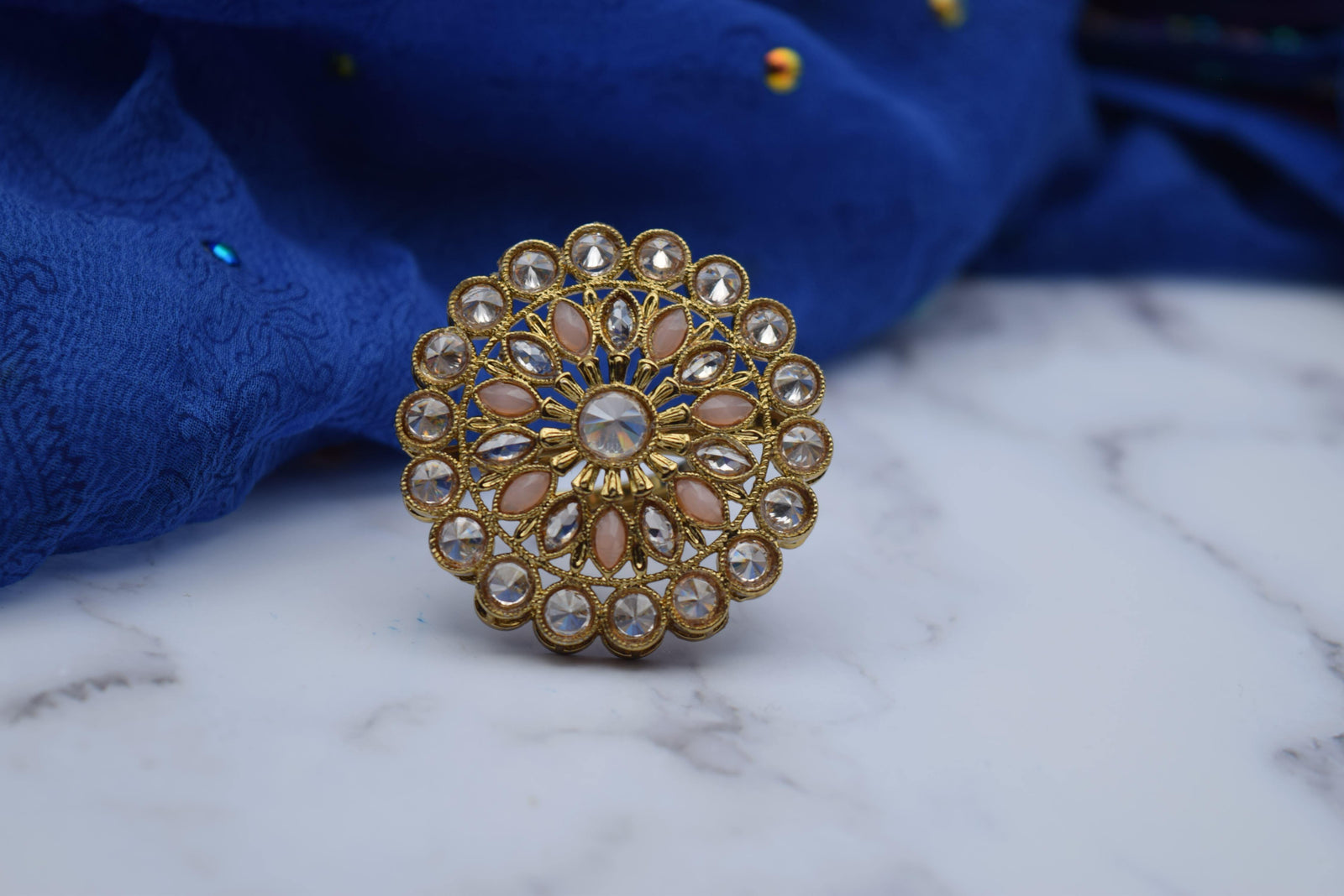Purvi - Adjustable Ring - Choodiyan