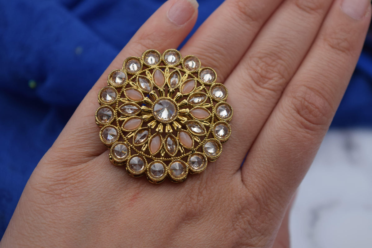 Purvi - Adjustable Ring - Choodiyan