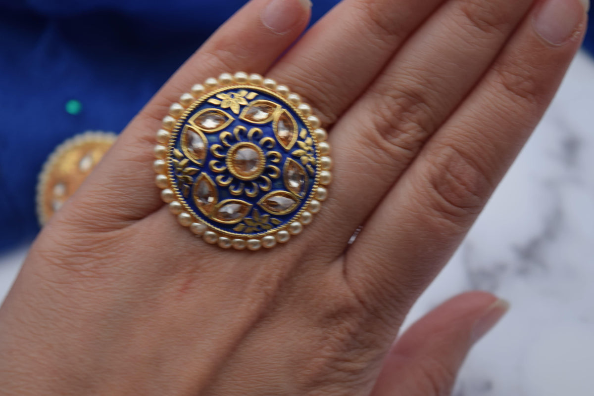 Aarohi - Adjustable Ring - Choodiyan