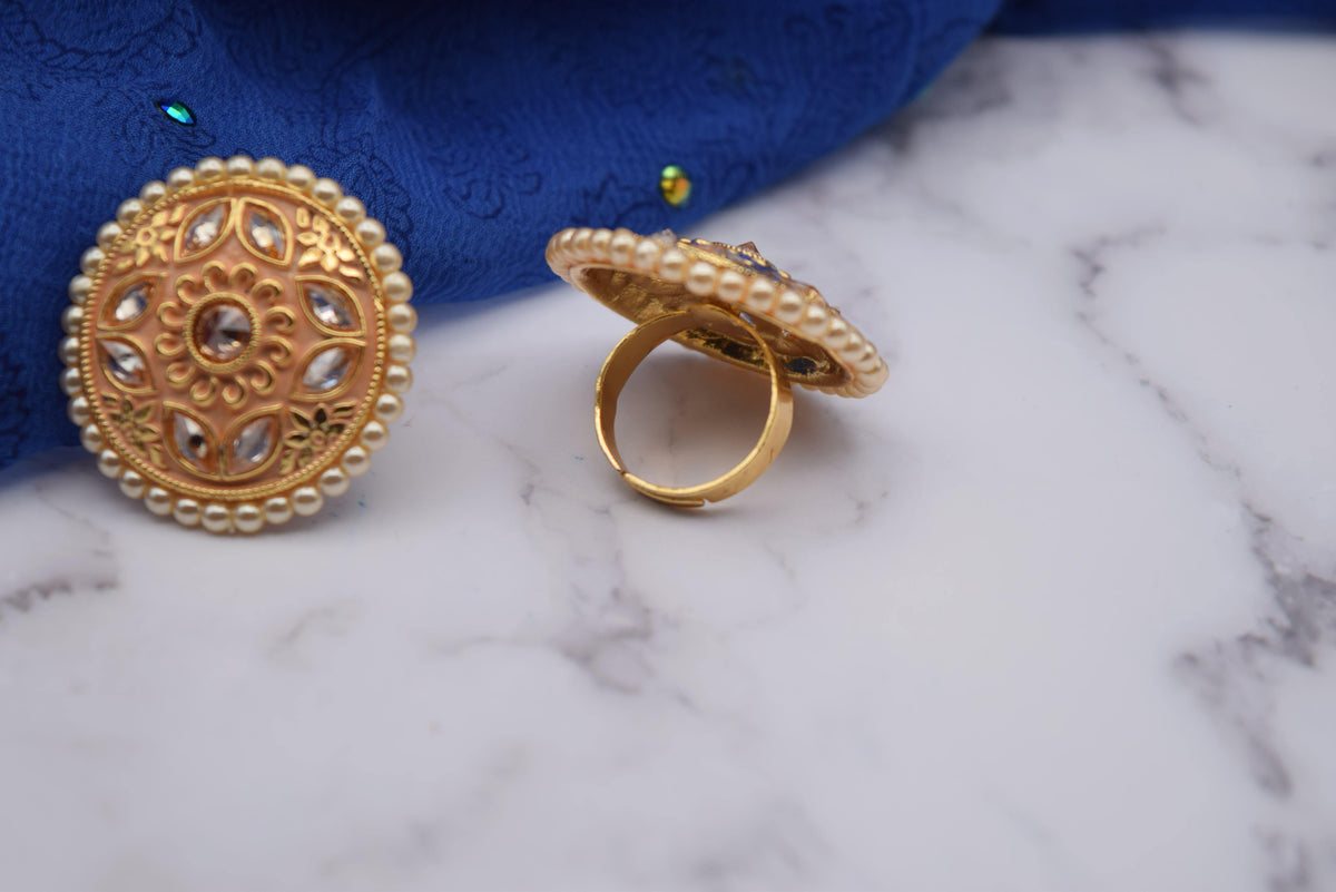 Aarohi - Adjustable Ring - Choodiyan