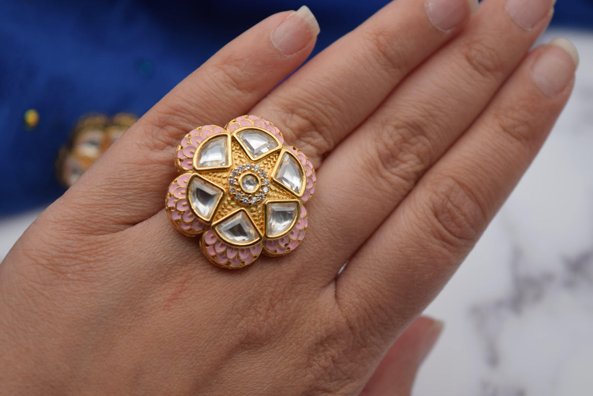 Aradhya - Adjustable Ring - Choodiyan
