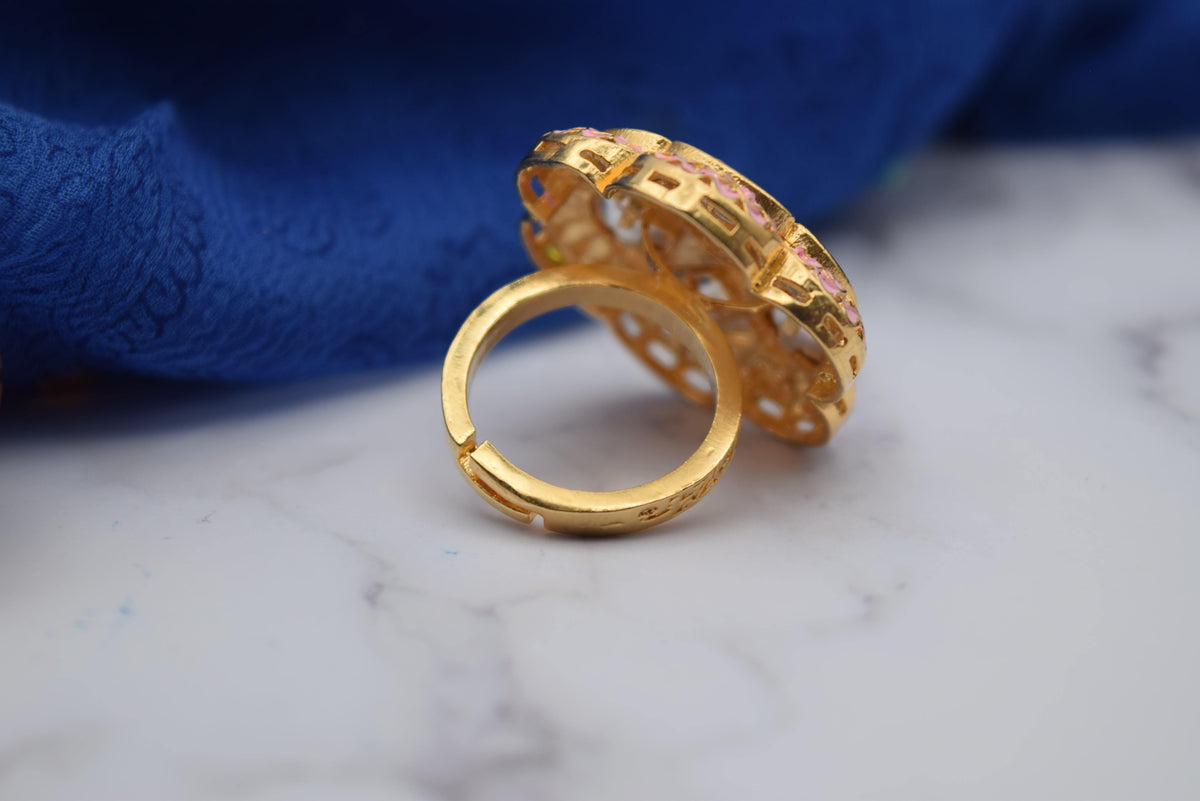 Aradhya - Adjustable Ring - Choodiyan