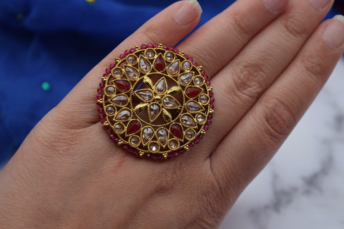 Kanika - Adjustable Ring - Choodiyan