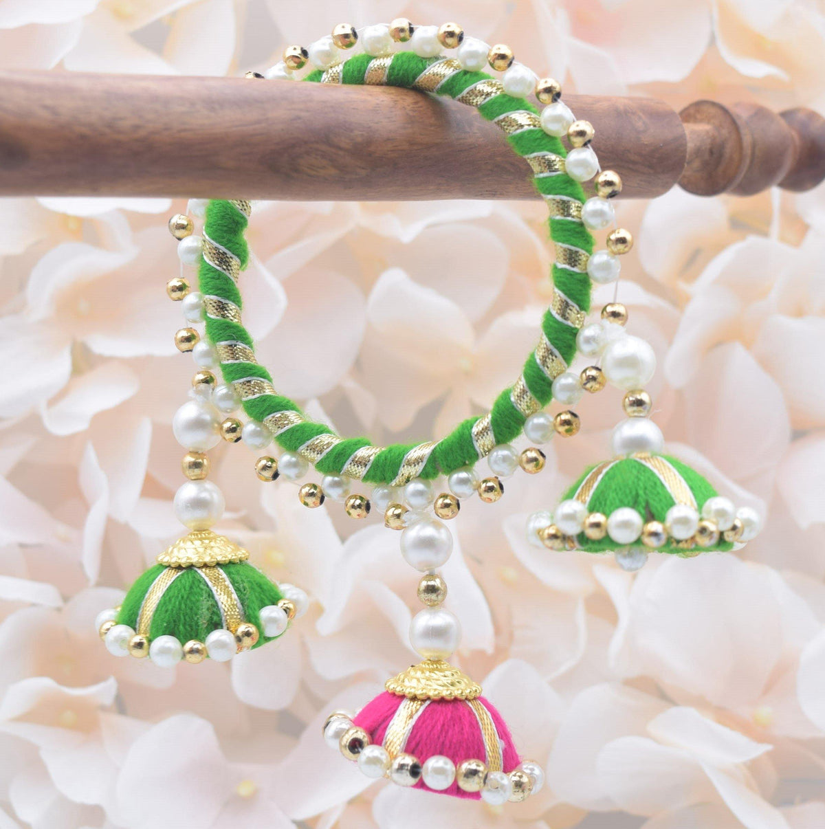 Jhumki Threaded Bangles - Choodiyan