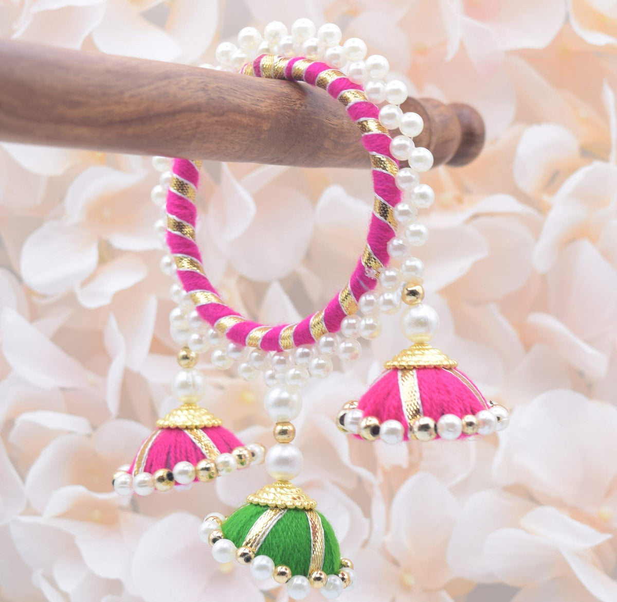 Jhumki Threaded Bangles - Choodiyan