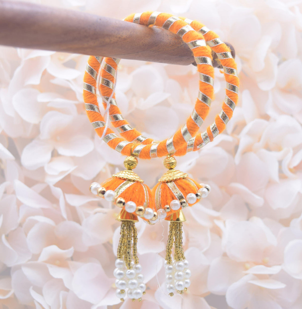 Threaded Jhumki Bangles (size 2.8) - Choodiyan