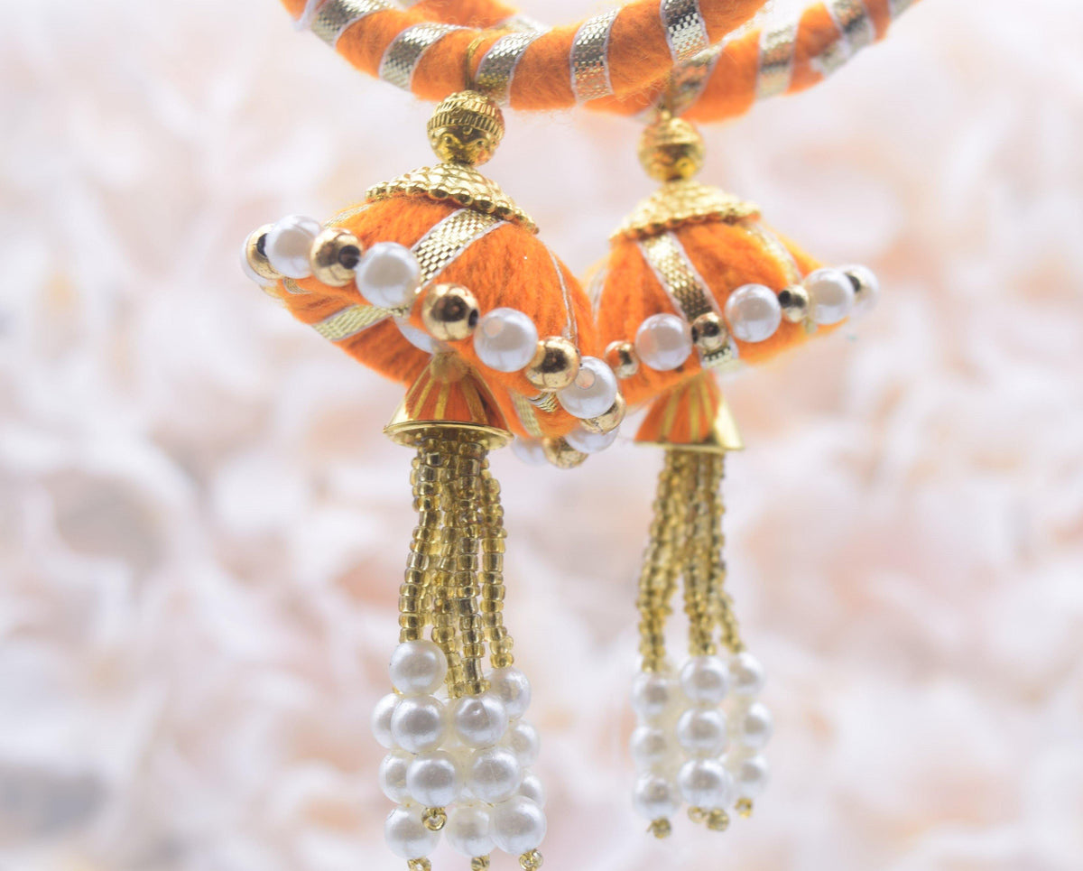 Threaded Jhumki Bangles (size 2.8) - Choodiyan