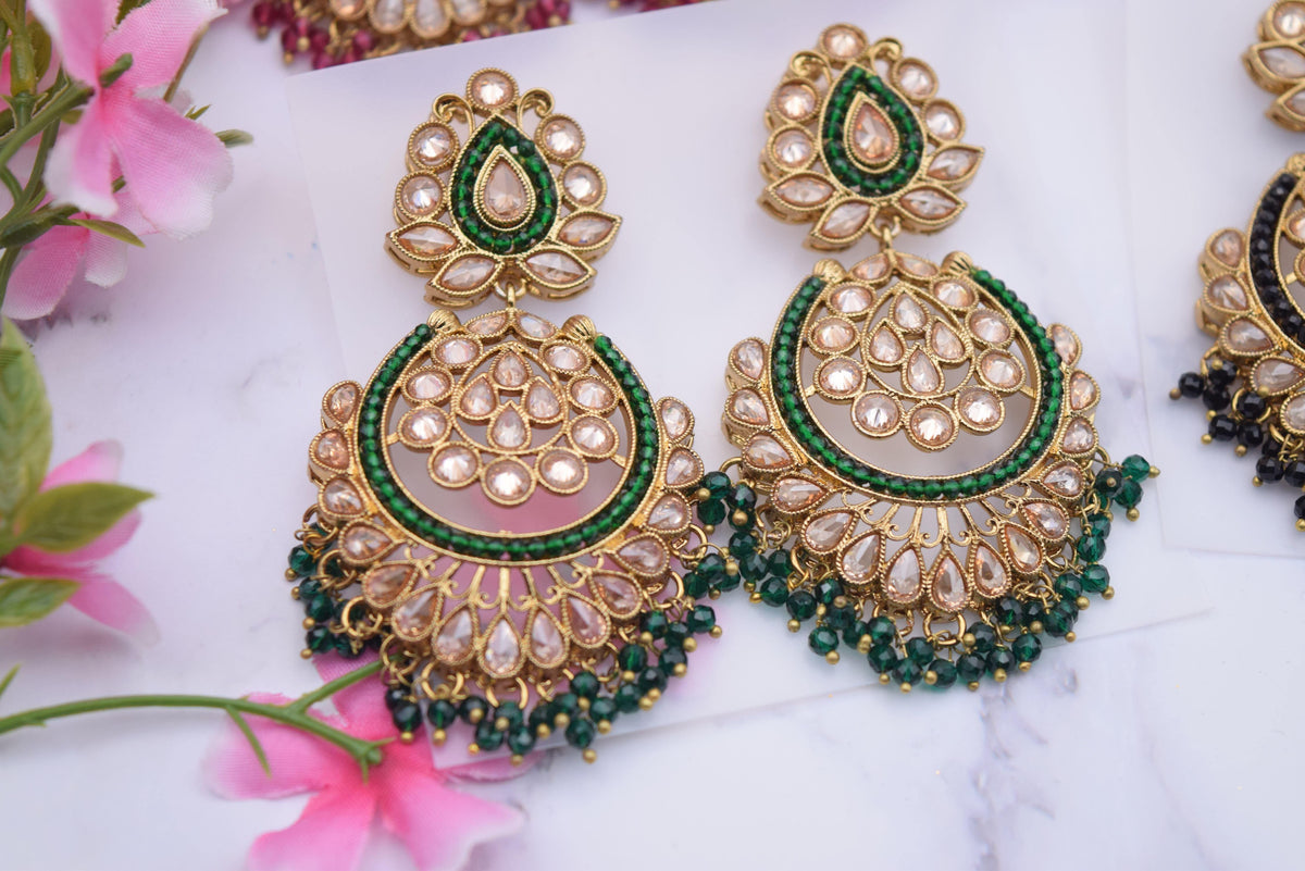 Nandita  - Polki Earrings - Choodiyan