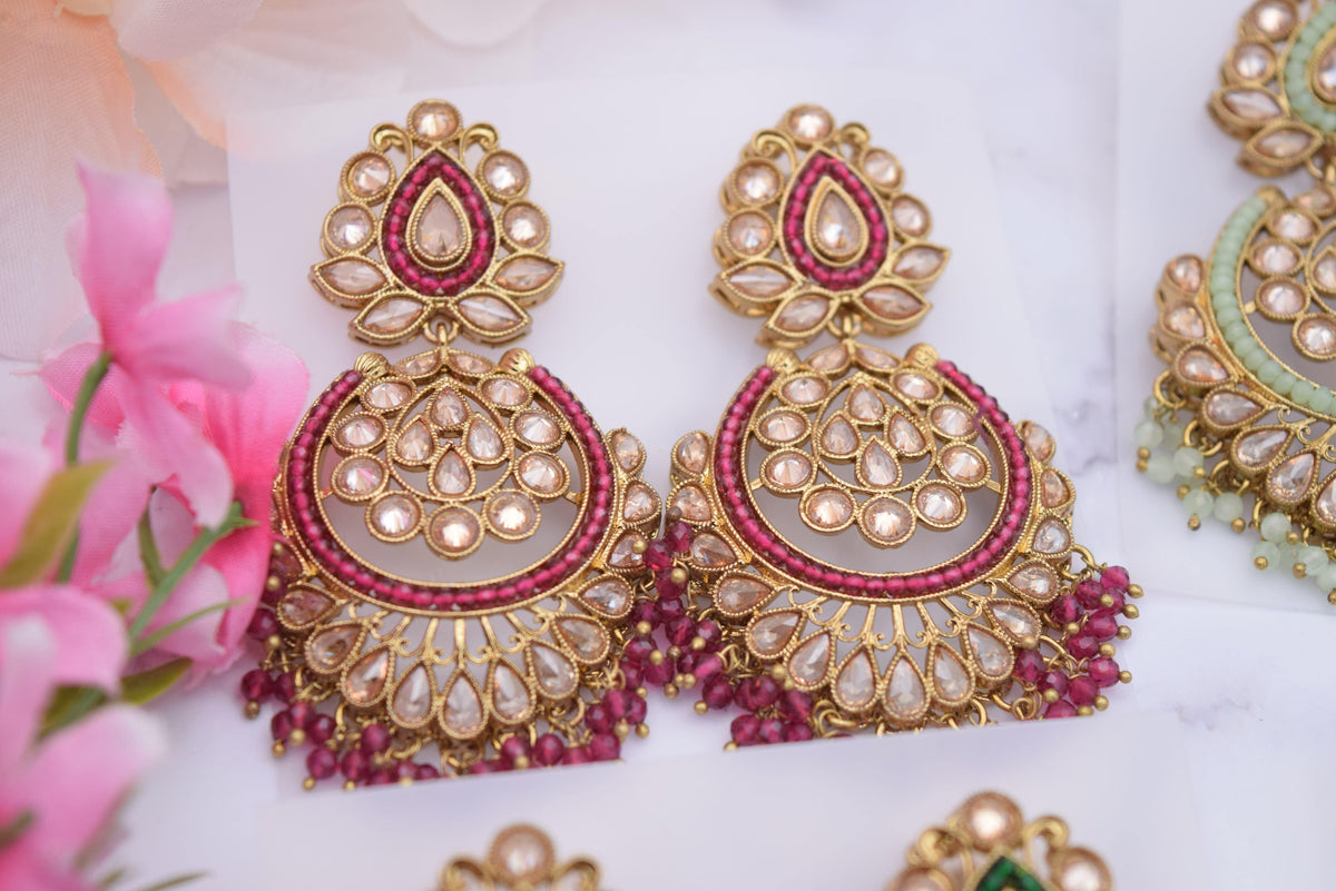 Nandita  - Polki Earrings - Choodiyan