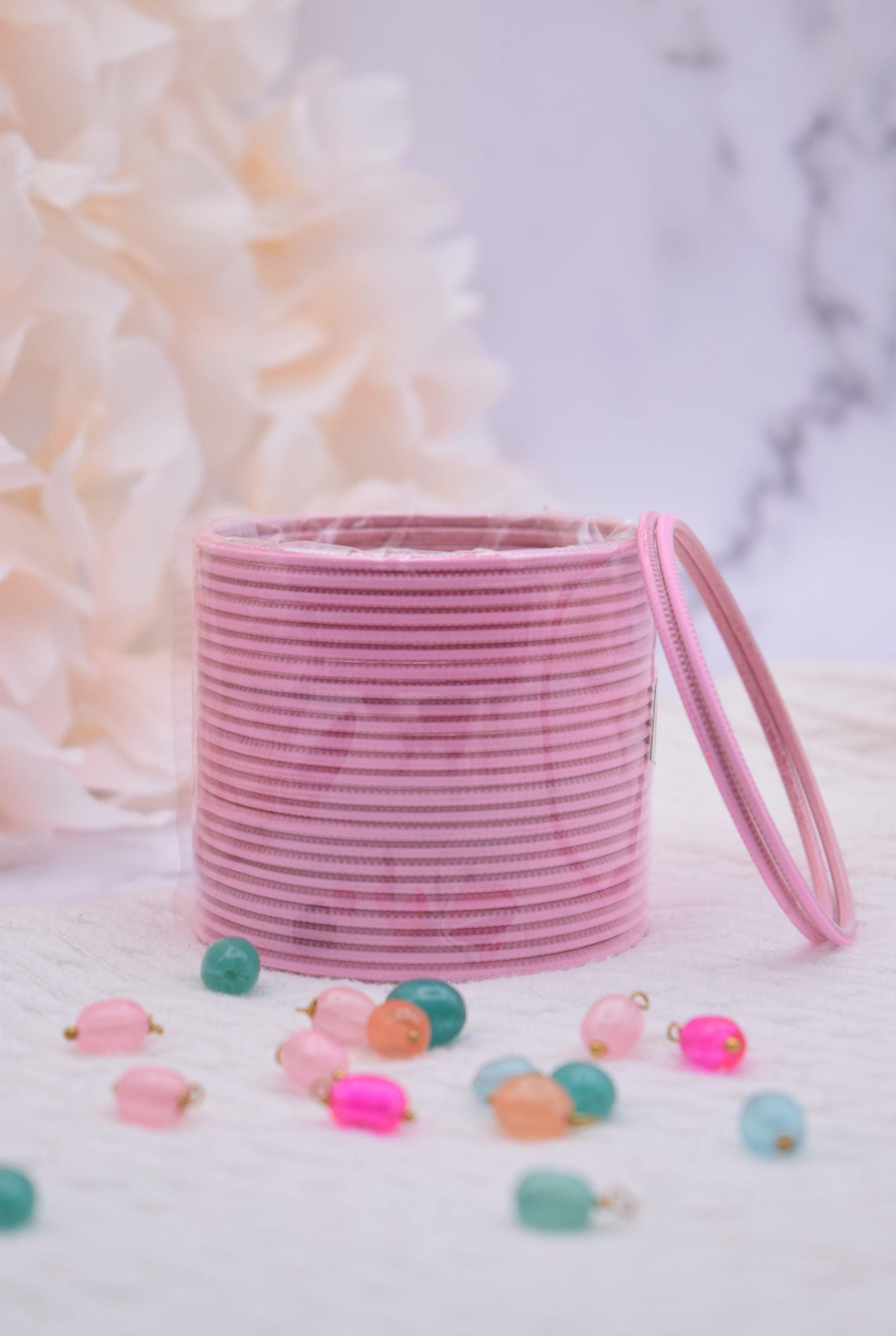 Light Pink Bangle Stack - Choodiyan