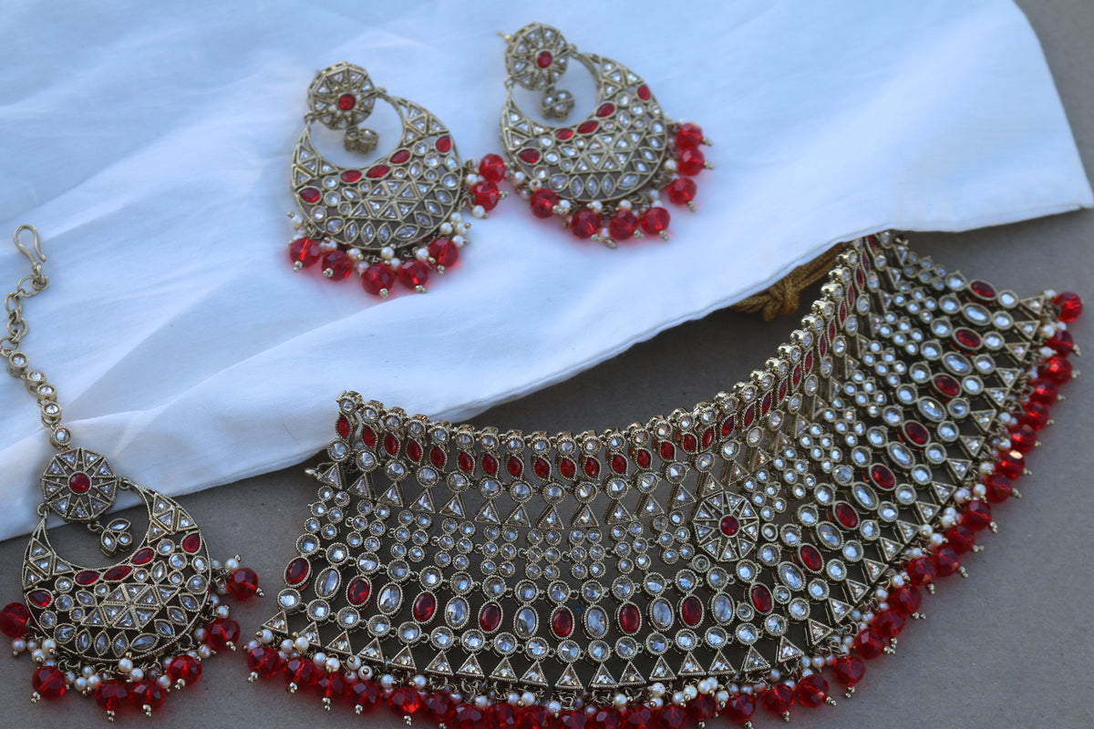 Aradhya - Bridal Polki Choker Set