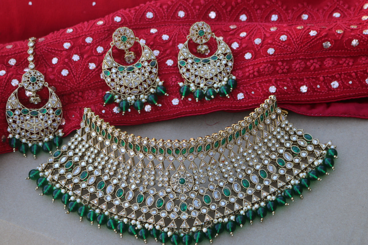 Aradhya - Bridal Polki Choker Set