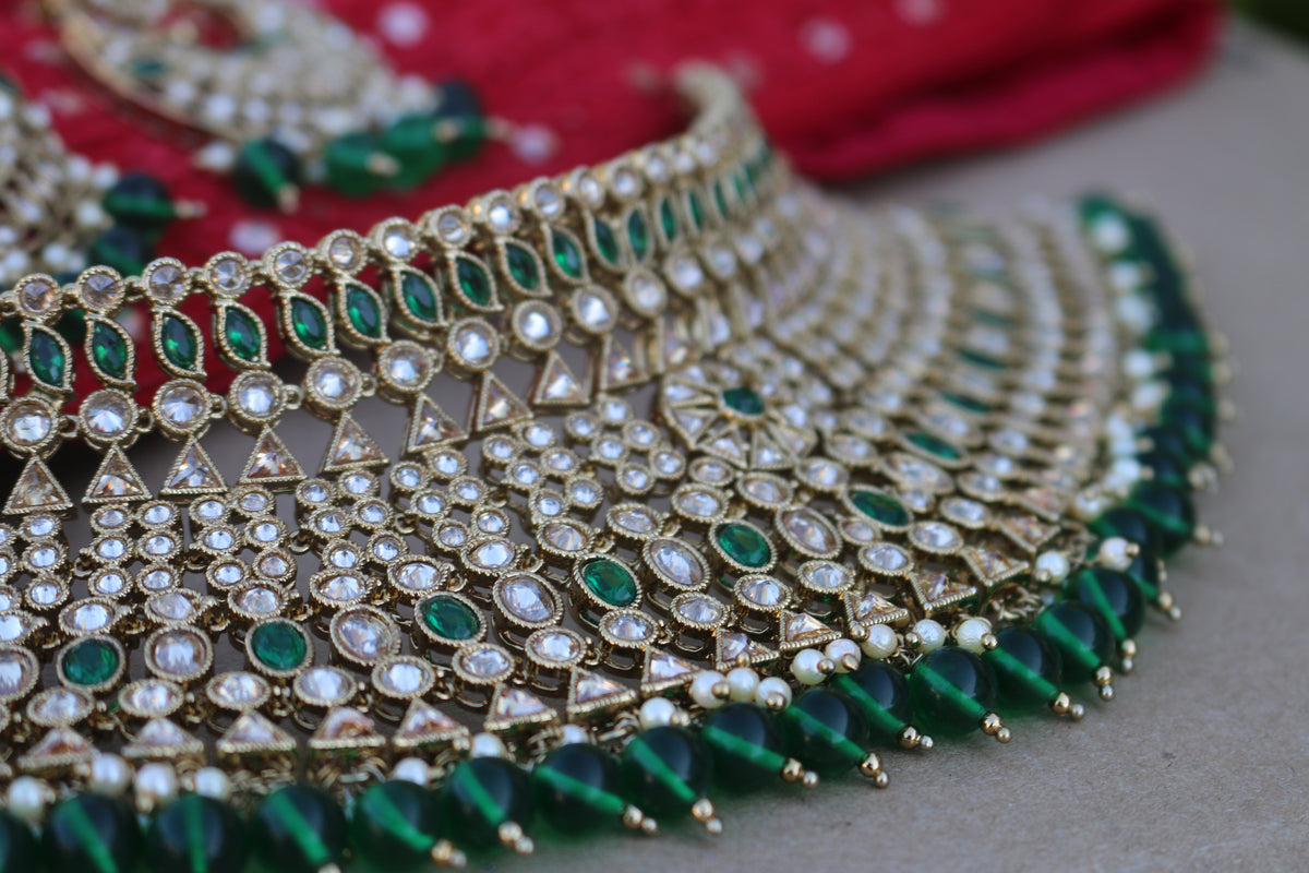Aradhya - Bridal Polki Choker Set