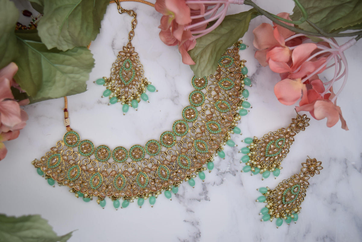 Aradhya - Polki Necklace - Choodiyan