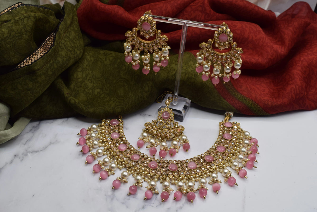 Manvi- Polki Necklace Set