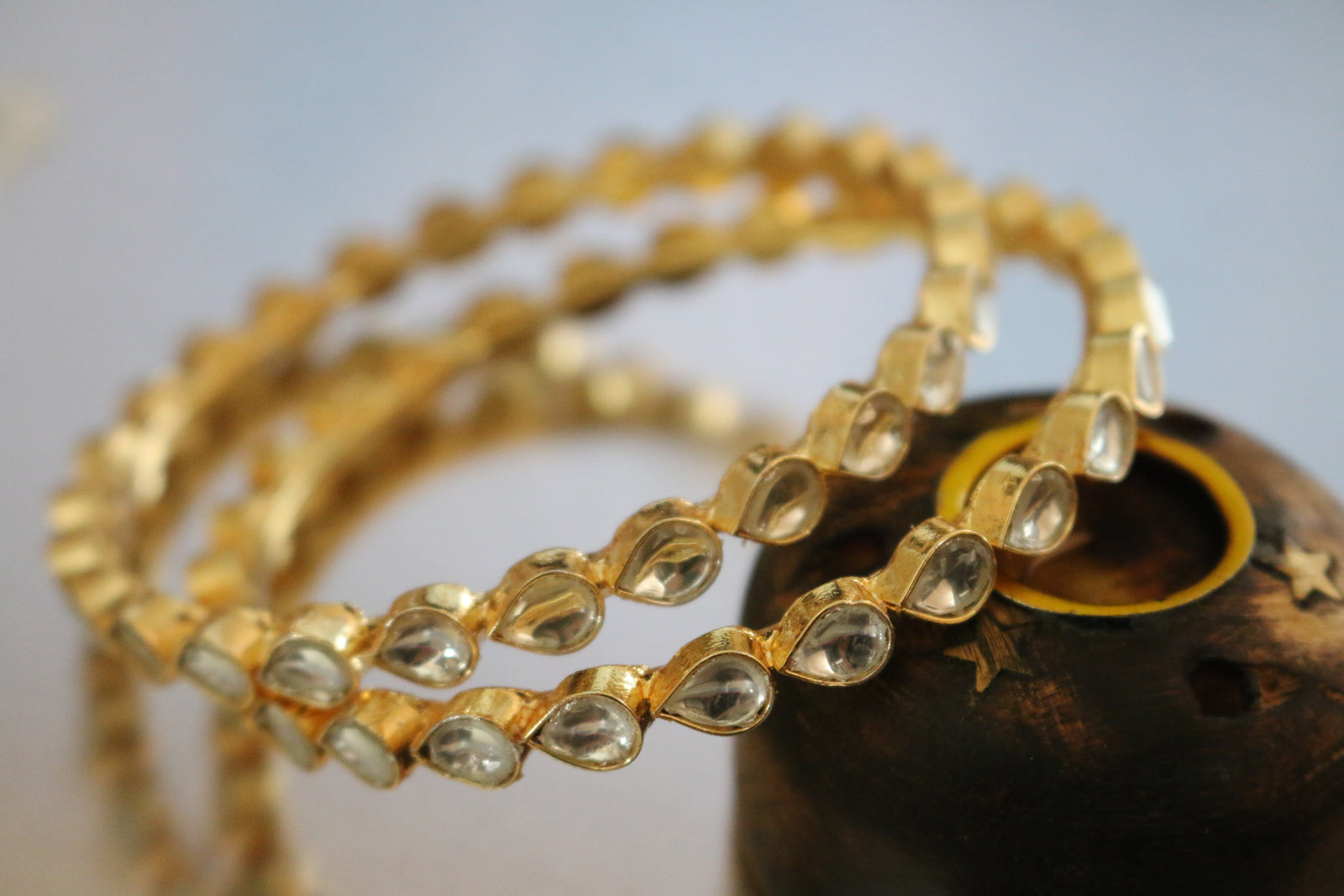 Anayra - Pair of Kundan bangles