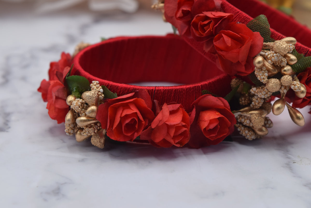 Floral bangles